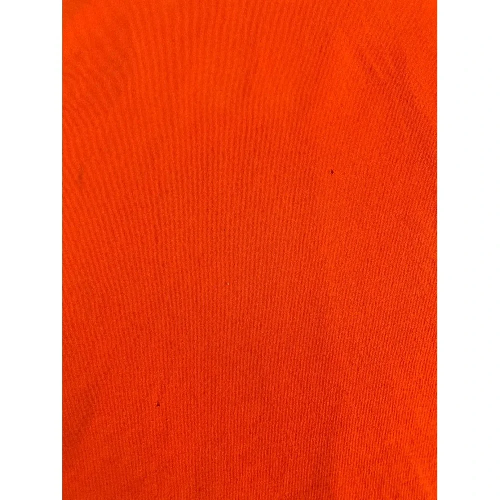 Carhartt Mens Long Sleeve Pocket T-Shirt Orange 2XL Tall Original Fit Cotton
